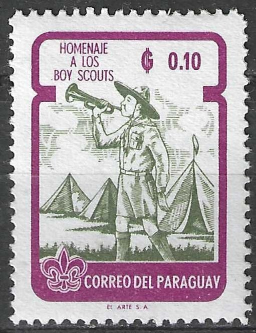 Paraguay 1955/1960 - Yvert 648 - Scouts - 10 c. (PF), Verzenden, Postfris