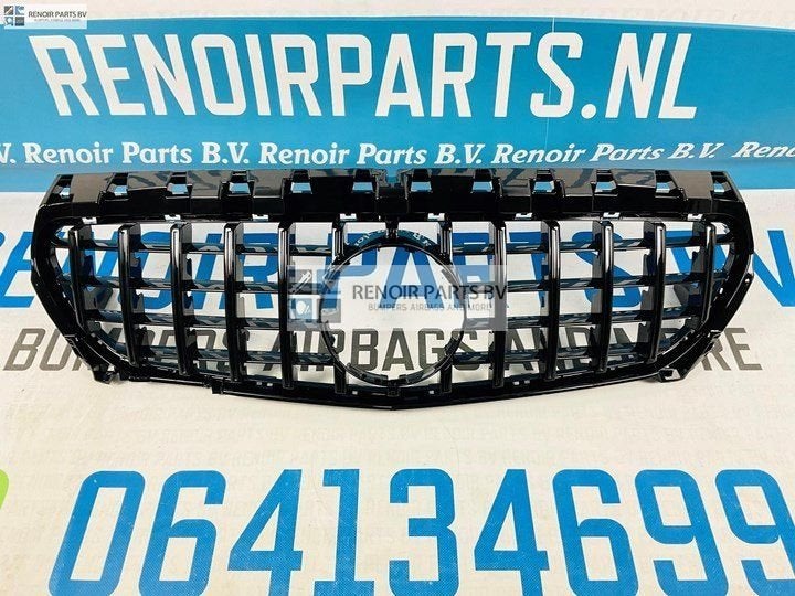 W117 Grill MERCEDES CLA 2013-2016 GT PANAMERICA GRIL BLACK 3, Auto-onderdelen, Gebruikt, -, -, Ophalen of Verzenden