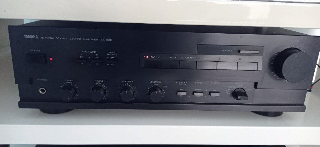 Ampli Hi-Fi stéréo YAMAHA AX-530 2x 85w RMS. Excellent état, Yamaha, 60 à 120 watts, Comme neuf, Enlèvement