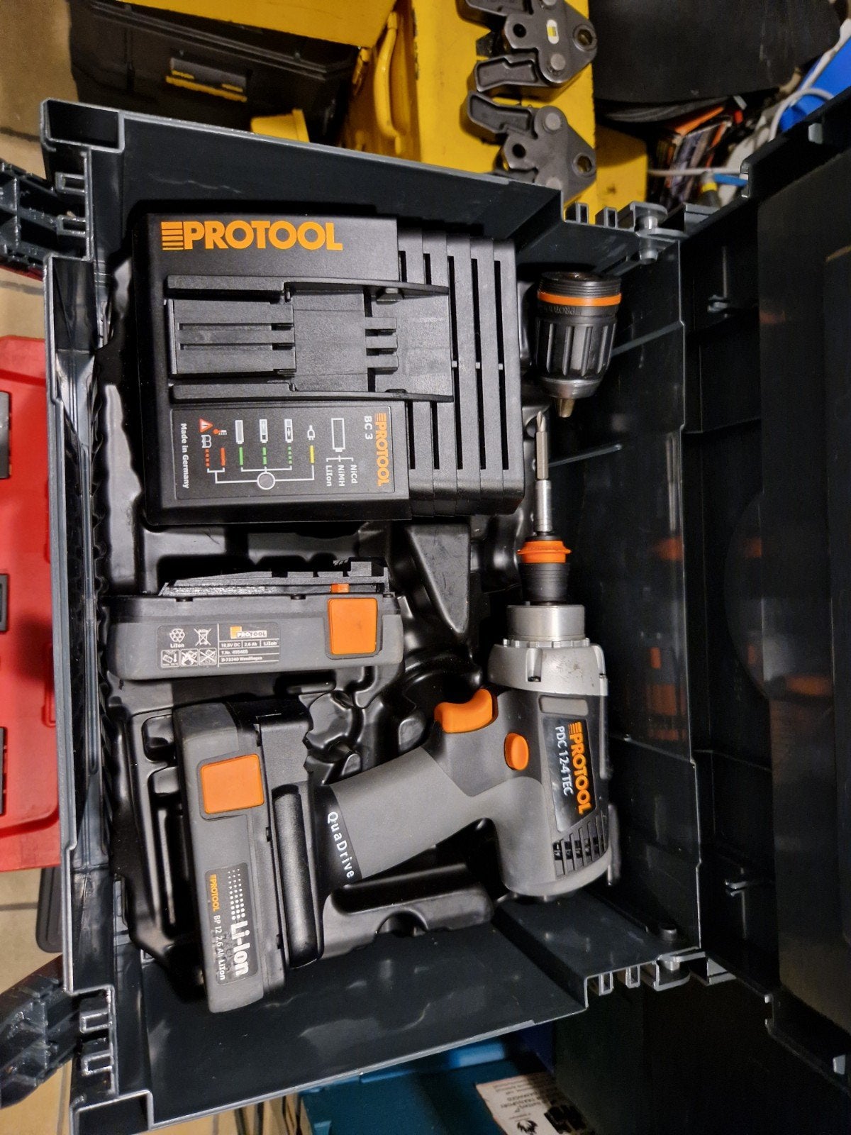 PROTOOL PDC 12-4 TEC LI, Enlèvement