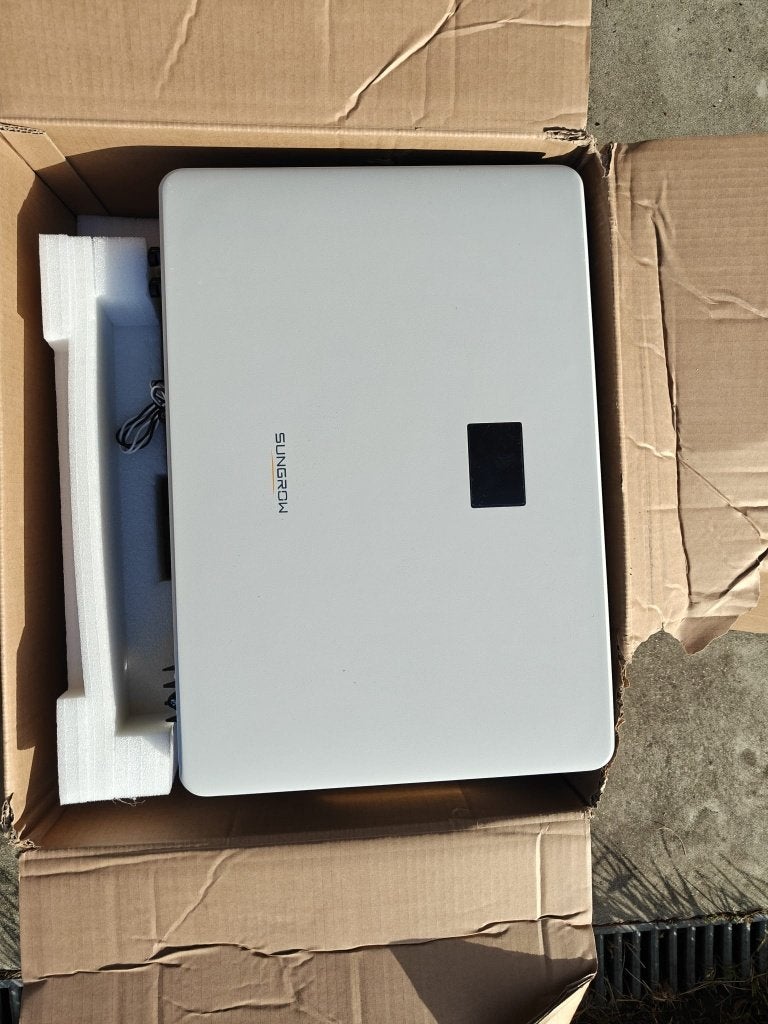 Sungrow - 5kW - SH5.ORS - 1 fase hybride omvormer, Ophalen, Zo goed als nieuw, Overige typen, 200 wattpiek of meer
