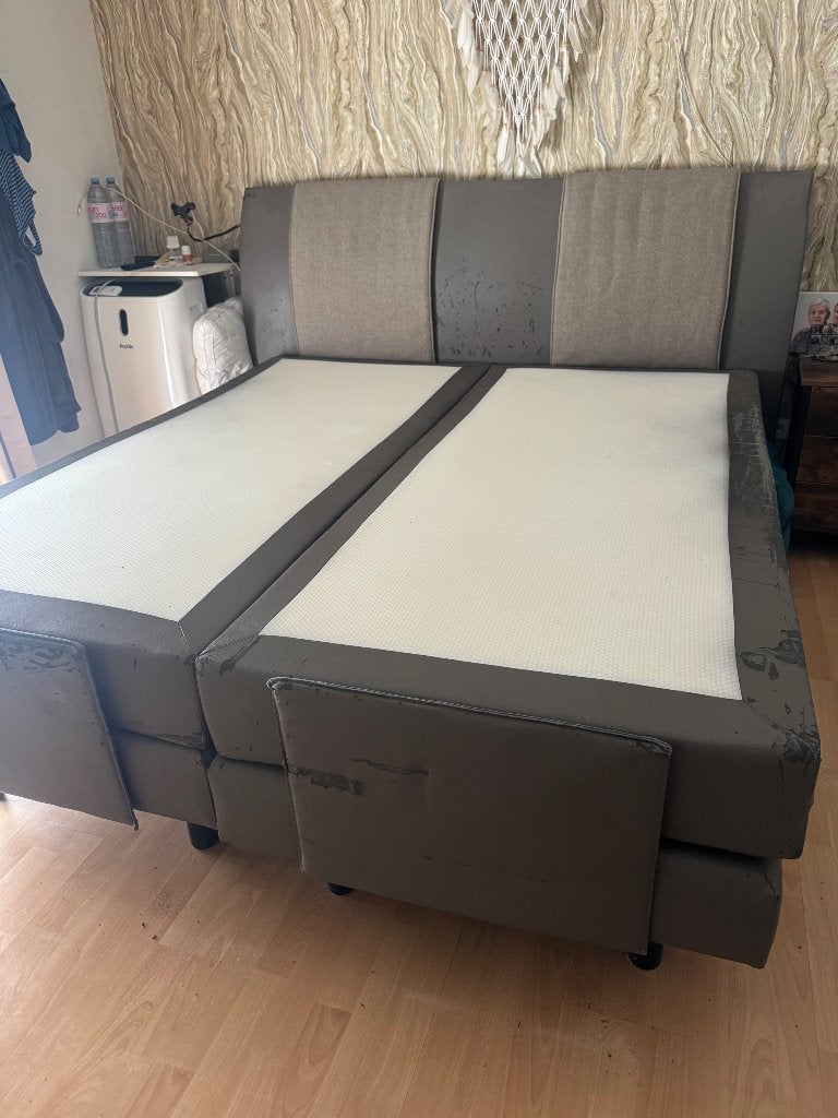 electrische boxspring, Ophalen, Gebruikt, Tweepersoons, 180 cm