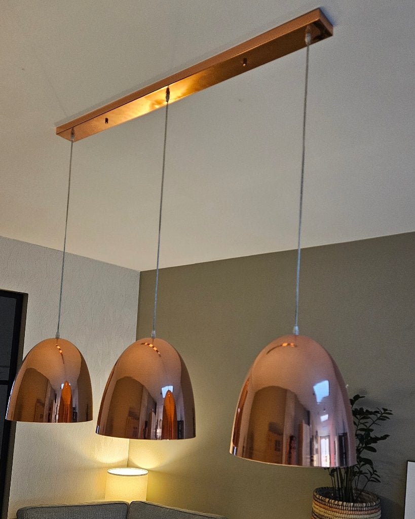 LUSTER 3 HANGKELKEN - 30€, Ophalen, Overige fittingen, Zo goed als nieuw, Metaal