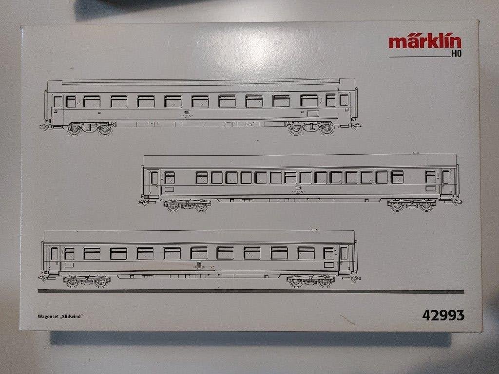 Märklin rijtuigen "Südwind" DB 42993, Ophalen, Wisselstroom, Gebruikt, Wagon