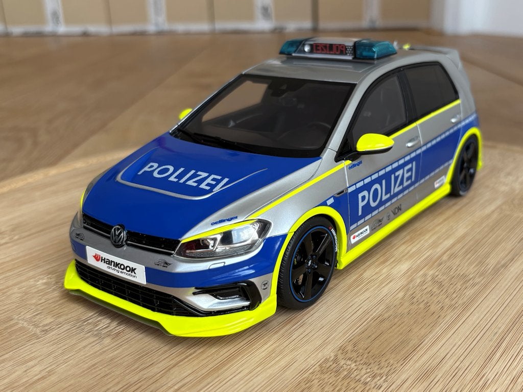 Volkswagen Golf 7.5 R Polizei Oettinger 1:18 OttO Mobile VW, Hobby & Loisirs créatifs, Enlèvement ou Envoi, Neuf, Voiture, OttOMobile