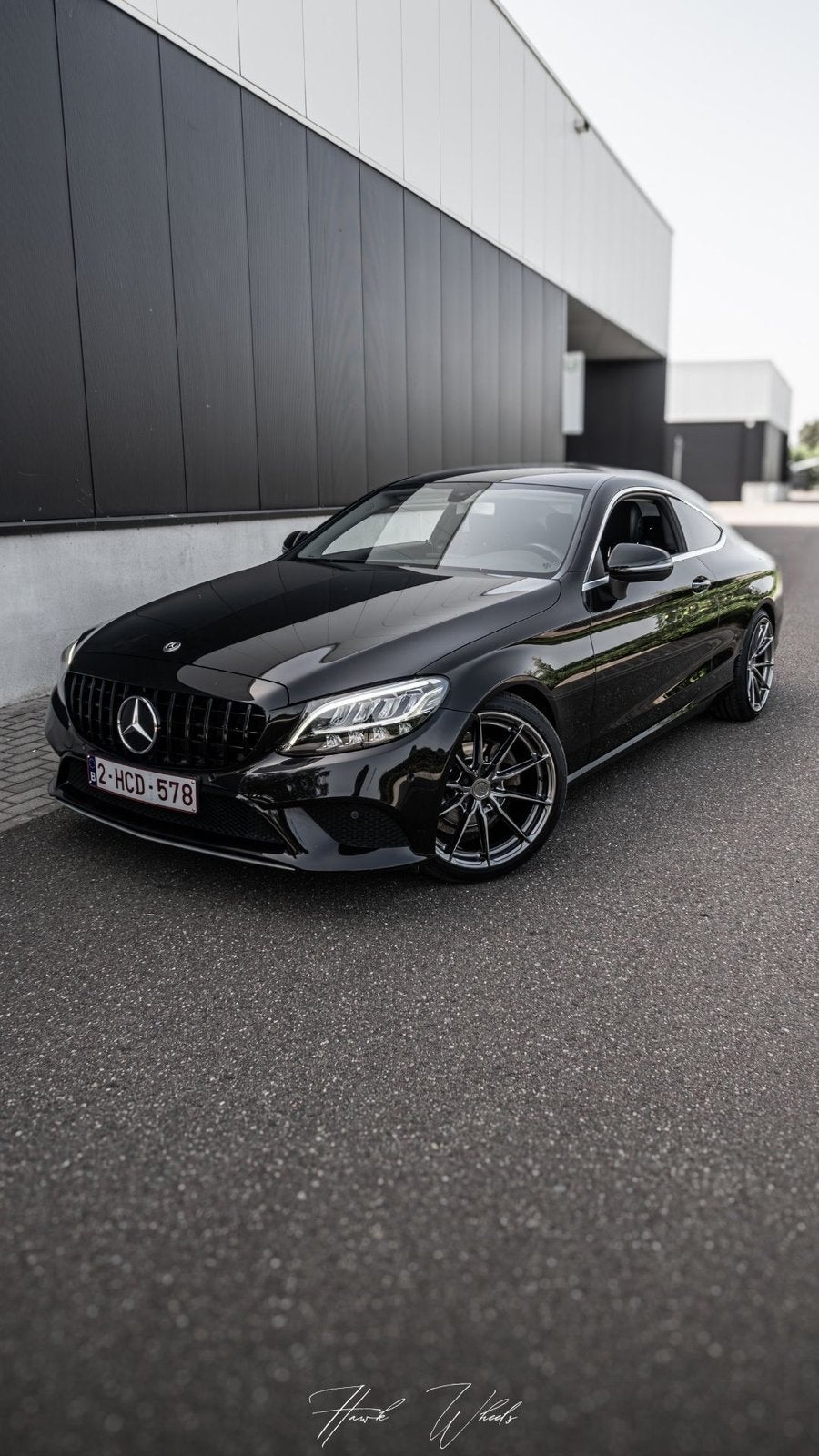 Mercedes c klasse coupé c180, Autos, Euro 6, Entreprise, Noir, 2 portes