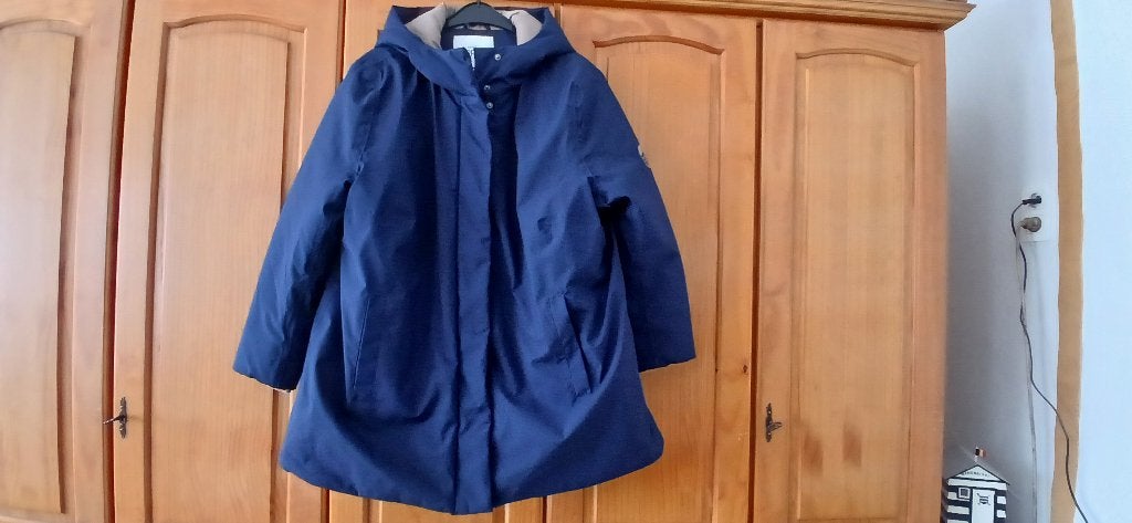 Dames winterjas, Bonprix, Blauw, Maat 46/48 (XL) of groter, Ophalen of Verzenden