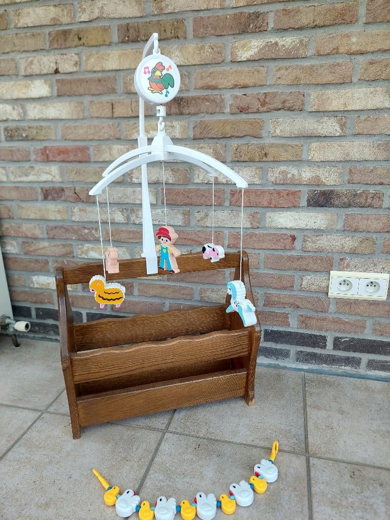 Vintage muziekmobiel + kinderwagenspanner, Enfants & Bébés, Enfants & Bébés Autre, Comme neuf, Enlèvement