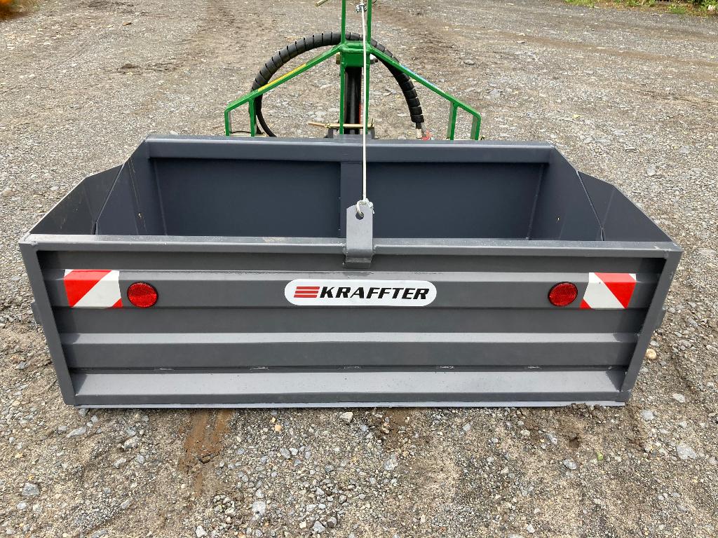 Grondbak Kraffter 160 hydraulisch met klep, Ophalen, Potgrond