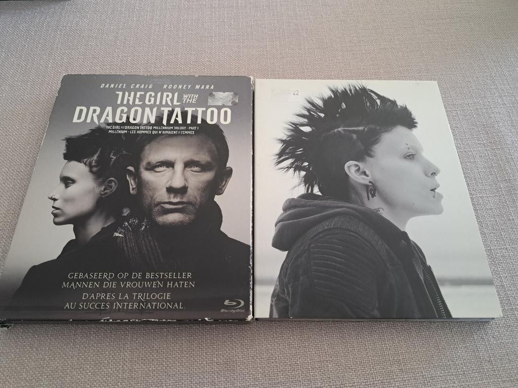 Blu ray the girl with the dragon tattoo, Ophalen, Zo goed als nieuw, Actie