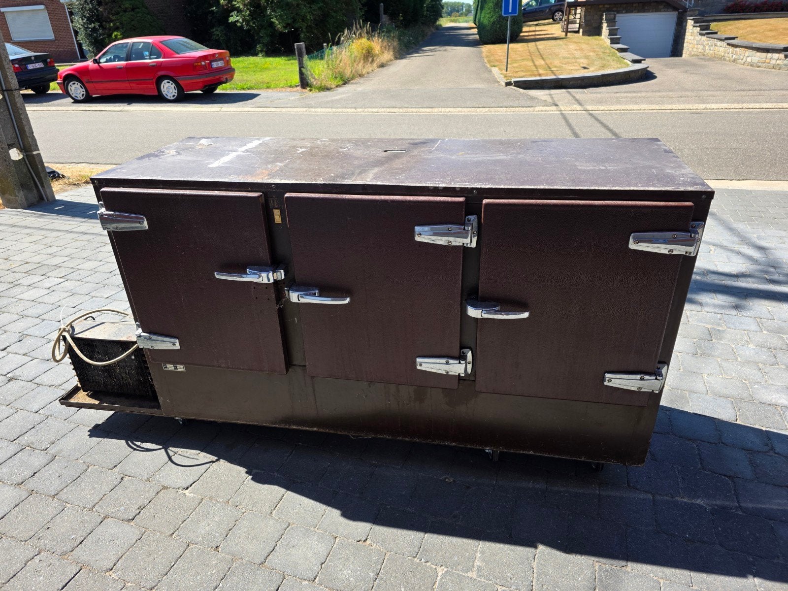 Grote vintage horeca koelkast / frigo – 3 deuren – professio, Ophalen, Gebruikt, Zonder vriesvak