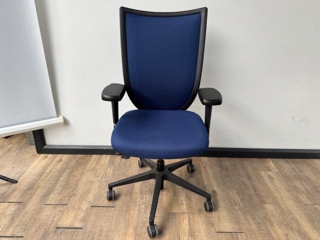 Ergonomische bureaustoel schild, Enlèvement, Bleu