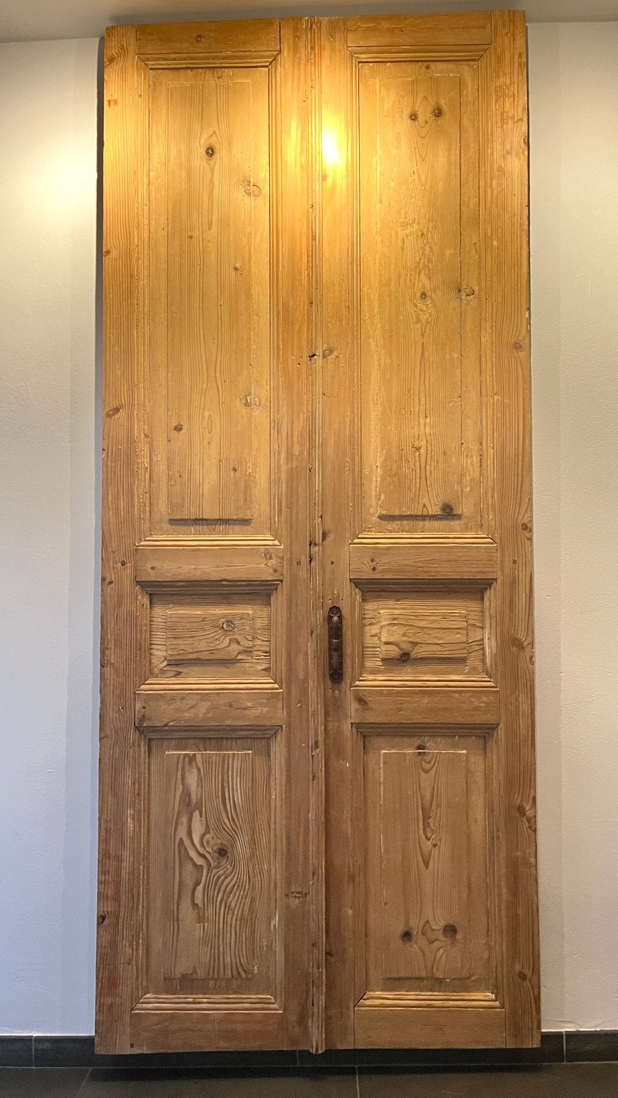 Antieke sier paneeldeuren 234 x 98 cm, Doe-het-zelf en Bouw, Ophalen, Gebruikt, 80 tot 100 cm, 215 cm of meer