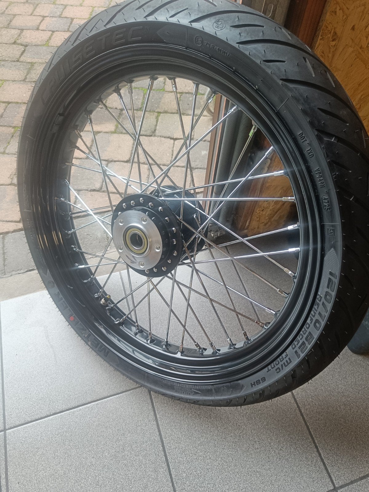 21" spaakwiel Street bob, Motoren, Ophalen