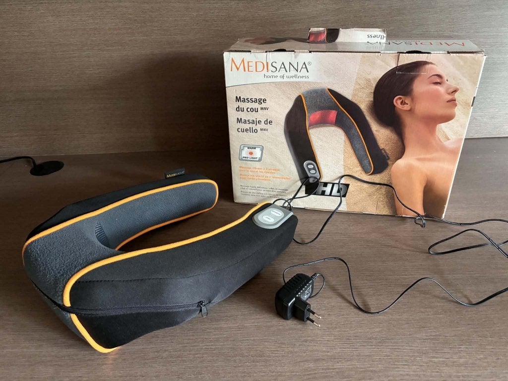 nekmassage-apparaat met warmtefunctie, Sports & Fitness, Enlèvement ou Envoi, Comme neuf, Appareil