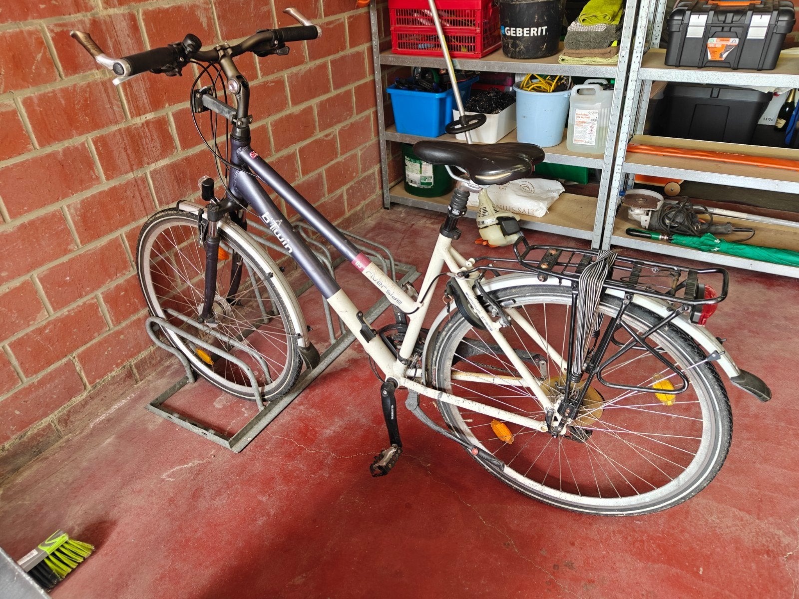 Fiets, Fietsen en Brommers, Fietsen | Dames | Sportfietsen en Toerfietsen, Minder dan 10 versnellingen, Gebruikt, 26 inch, Velgrem