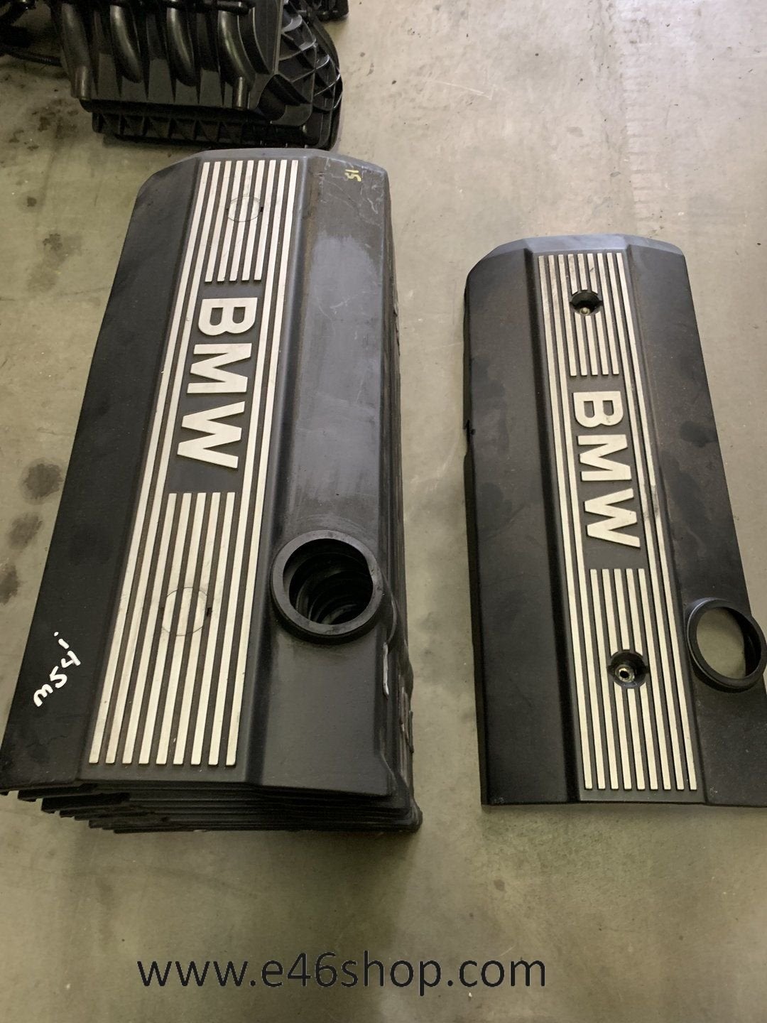 AFDEKPLAAT MOTOR BMW M54 MOTOR OE 710781, -, Utilisé, -, Enlèvement ou Envoi