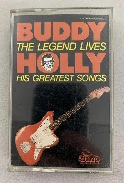 Buddy Holly The Legend Lives Greatest Songs cassette, Verzenden, Overige formaten, Zo goed als nieuw, Overige typen
