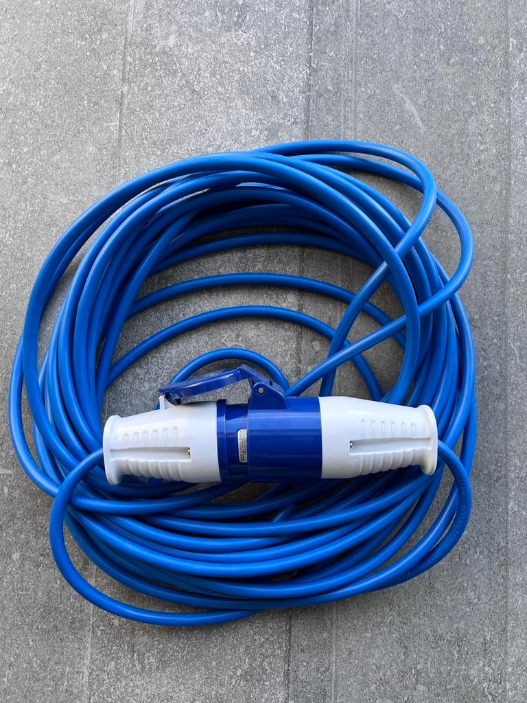 Cable rallonge électrique de camping - 15 m, Enlèvement, Neuf