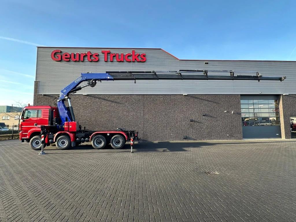 MAN TGS 35.480 BL 8X4 TREKKER-BAKWAGEN + FASSI 660 AXP 27+ L, Euro 5, Achat, 480 kW, Boîte manuelle