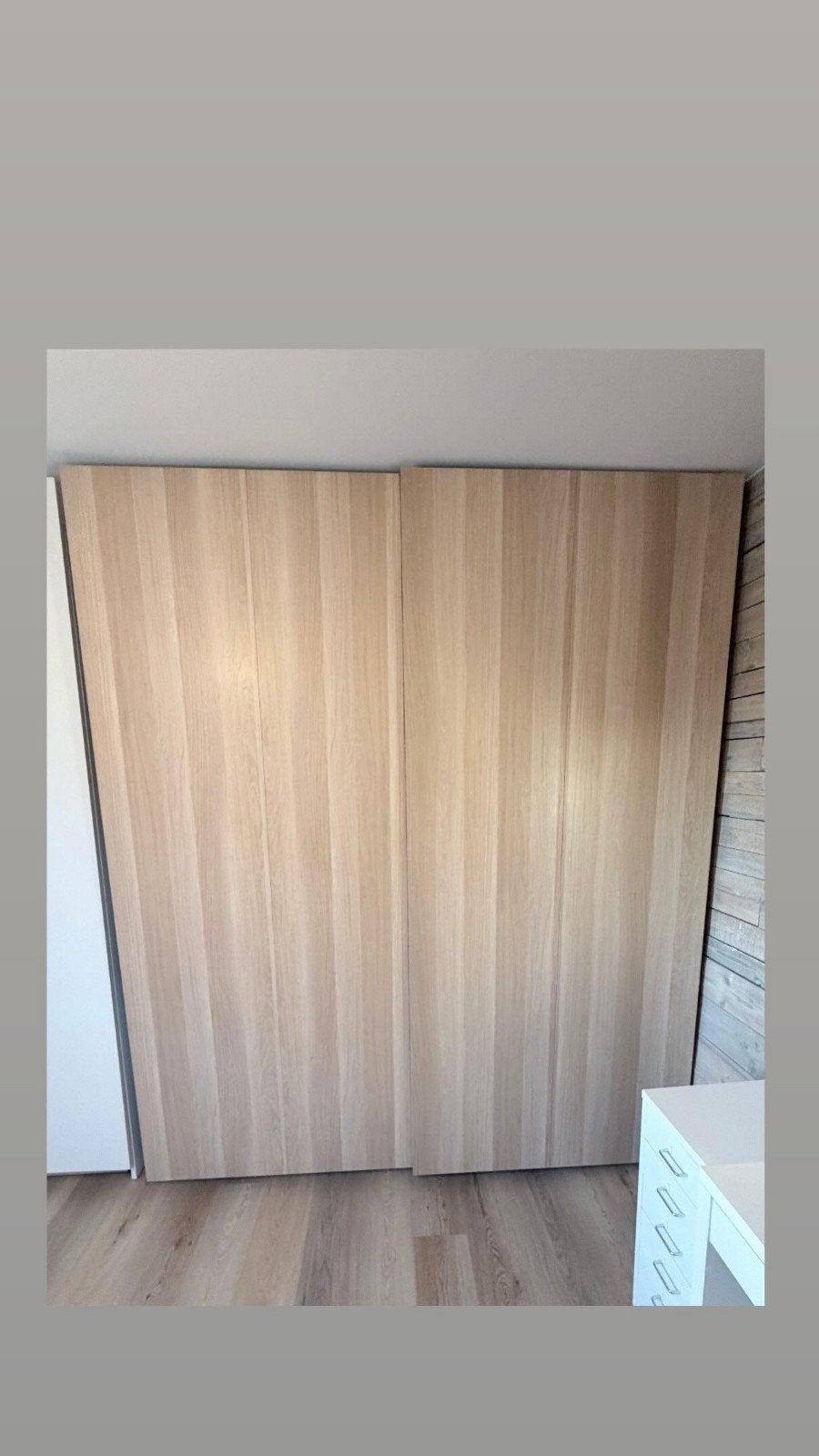 Portes coulissante en chêne, Enlèvement, Bois
