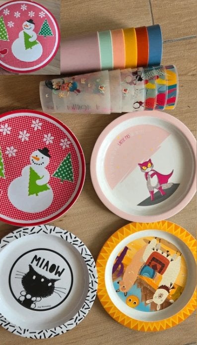 Assiettes + verres enfant, Enlèvement ou Envoi