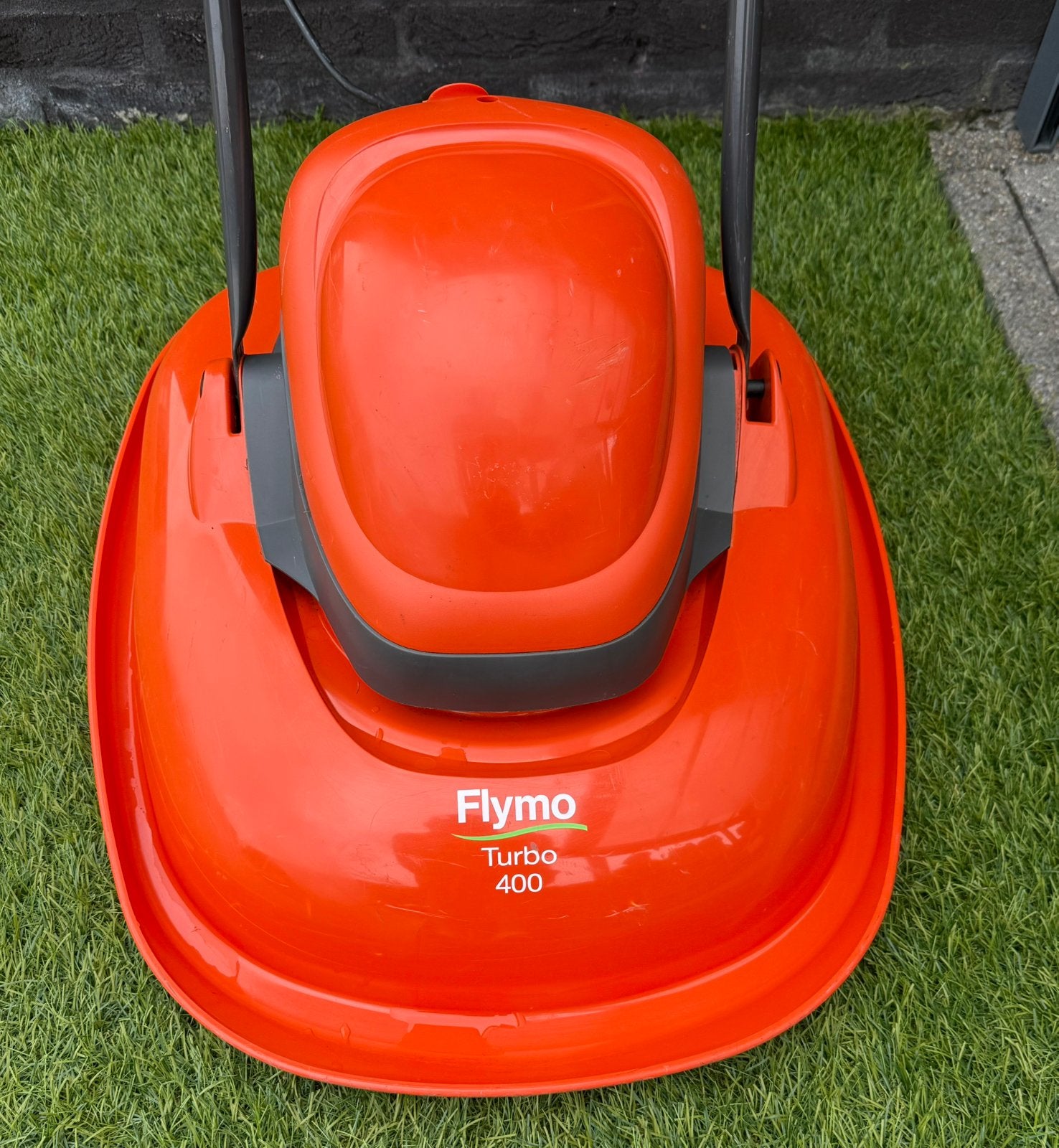 Flymo grasmachiene  gras maaien zonder afval, Jardin & Terrasse, Tondeuses à gazon, Fonction de mulching, Comme neuf, 40 à 49 cm