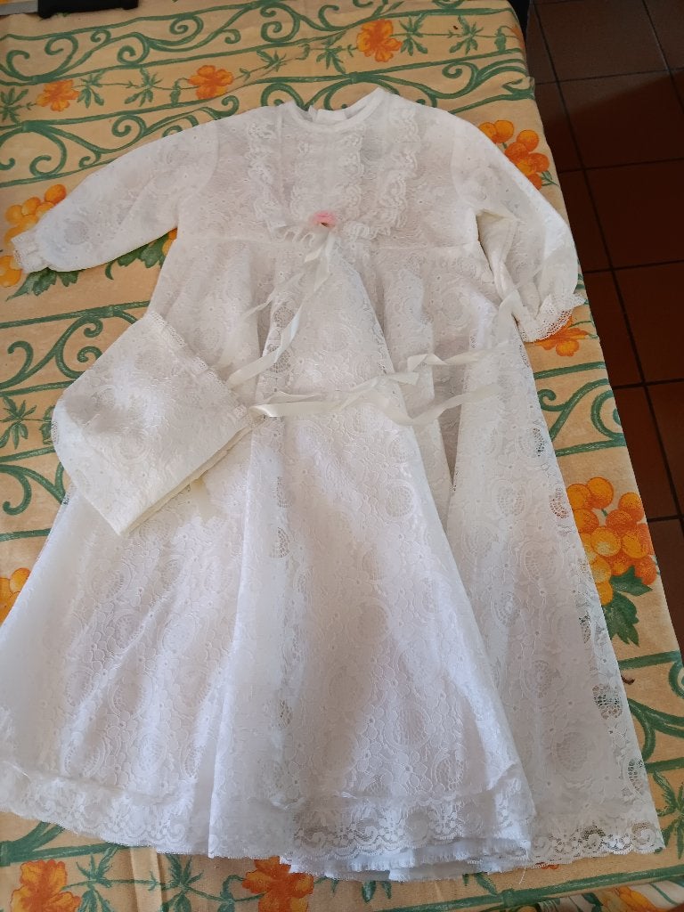 Magnifique robe de baptême en dentelle vintge, Enlèvement ou Envoi, Comme neuf, Fille