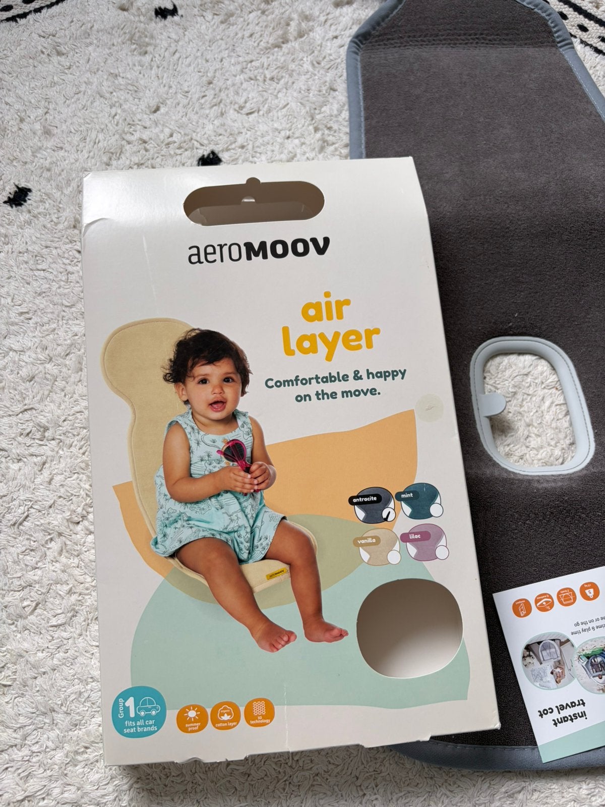 Aeromoov air layer groep 1 antracite, Kinderen en Baby's, Ophalen of Verzenden, Nieuw