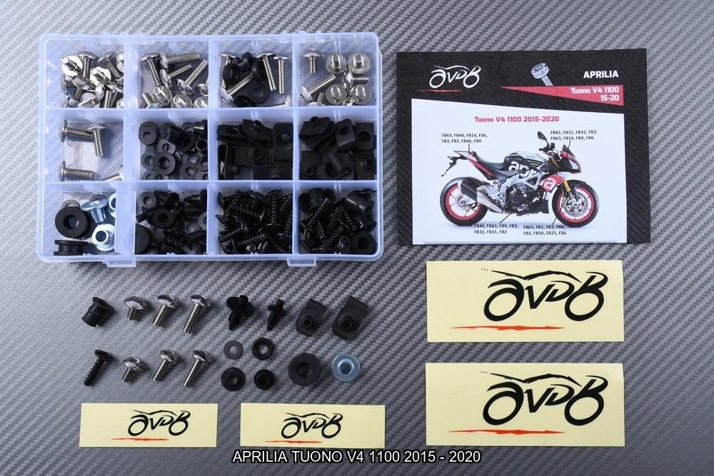 Kit visserie spécifique pour APRILIA TUONO V4 1100 2015 2020, Motos, Enlèvement ou Envoi, Neuf