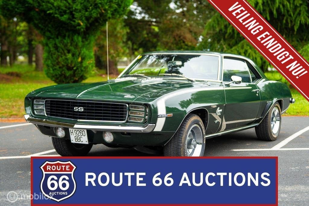Chevrolet Camaro SS 396 | 1969 | Route 66 Auctions, Achat, Entreprise, Chevrolet, Boîte manuelle