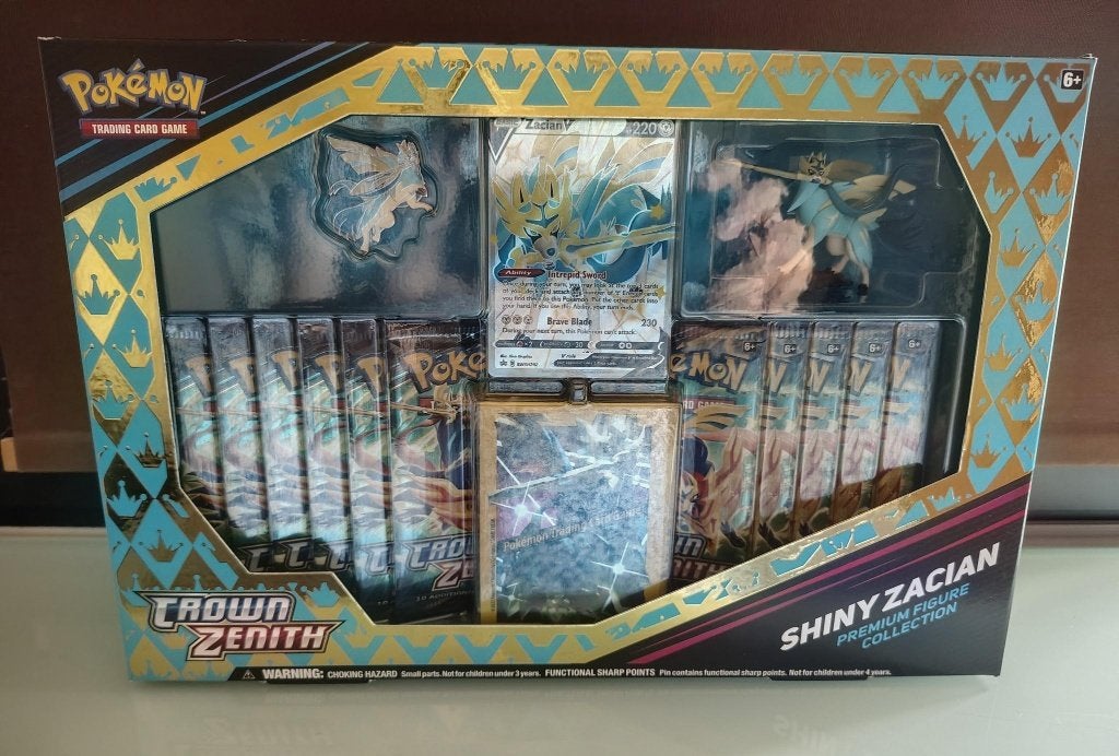 Crown Zenith: Shiny Zacian Premium Figure Collection, Hobby en Vrije tijd, Ophalen, Zo goed als nieuw, Overige typen