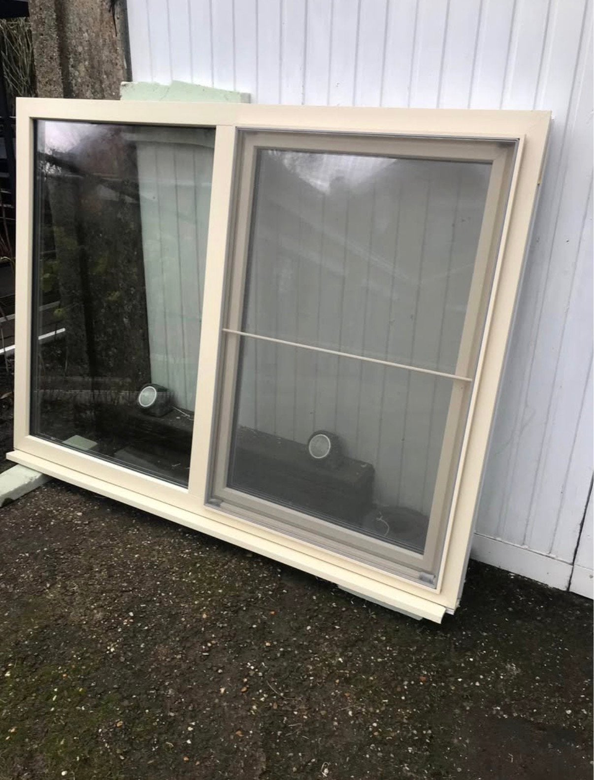 Raam PVC, Doe-het-zelf en Bouw, Ophalen of Verzenden, Gebruikt, Kunststof
