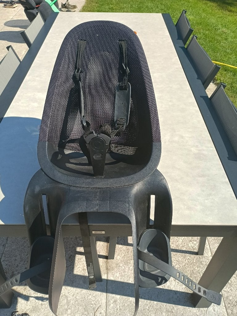Fietsstoeltje achteraan, Fietsen en Brommers, Fietsaccessoires | Fietsstoeltjes, Ophalen, Achterzitje, Voetsteuntjes, 9 t/m 18 kg