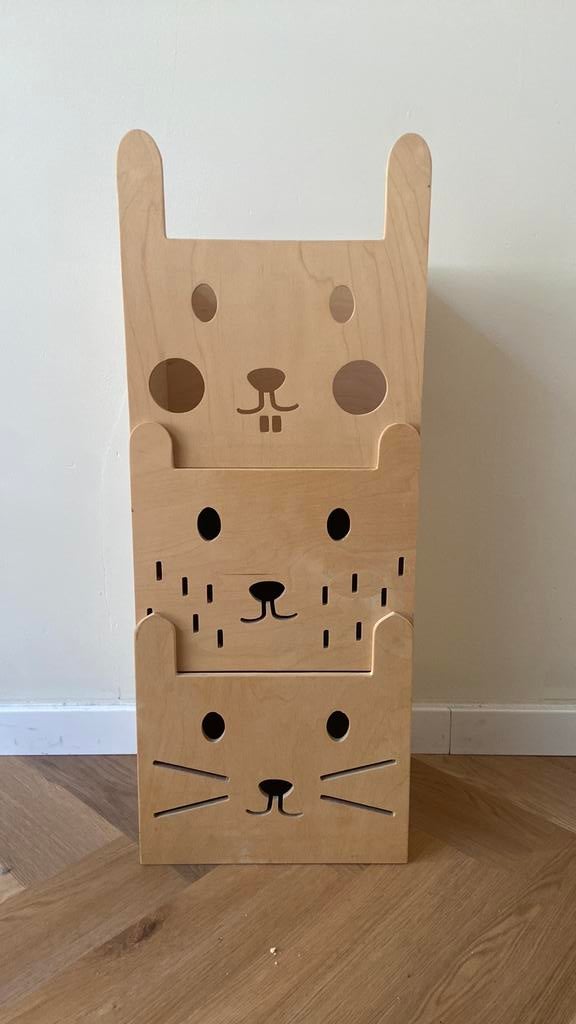 Houten opbergers van Miniwoo, Kinderen en Baby's, Ophalen, Gebruikt