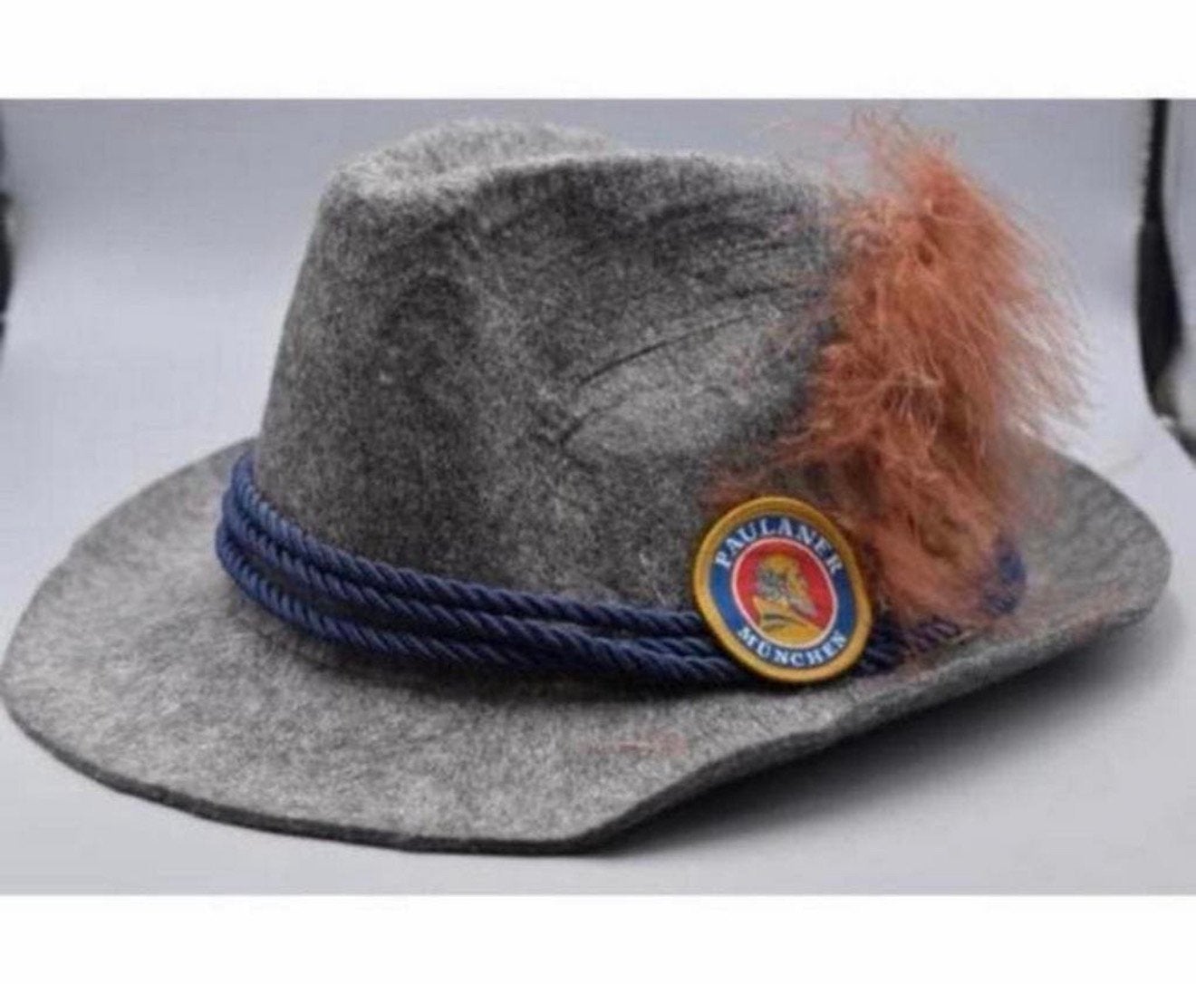 Paulaner Munchen Beer Fest Hat duits bier-feest Hoed vintage, Ophalen of Verzenden, Zo goed als nieuw, Hoed