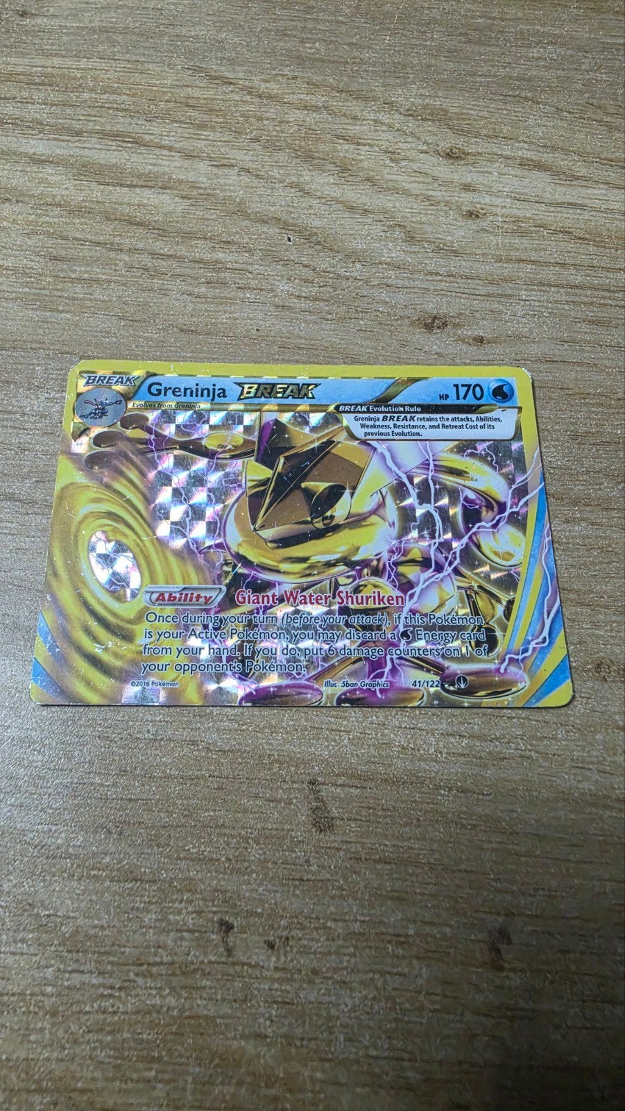 greninja break 41/122, Ophalen