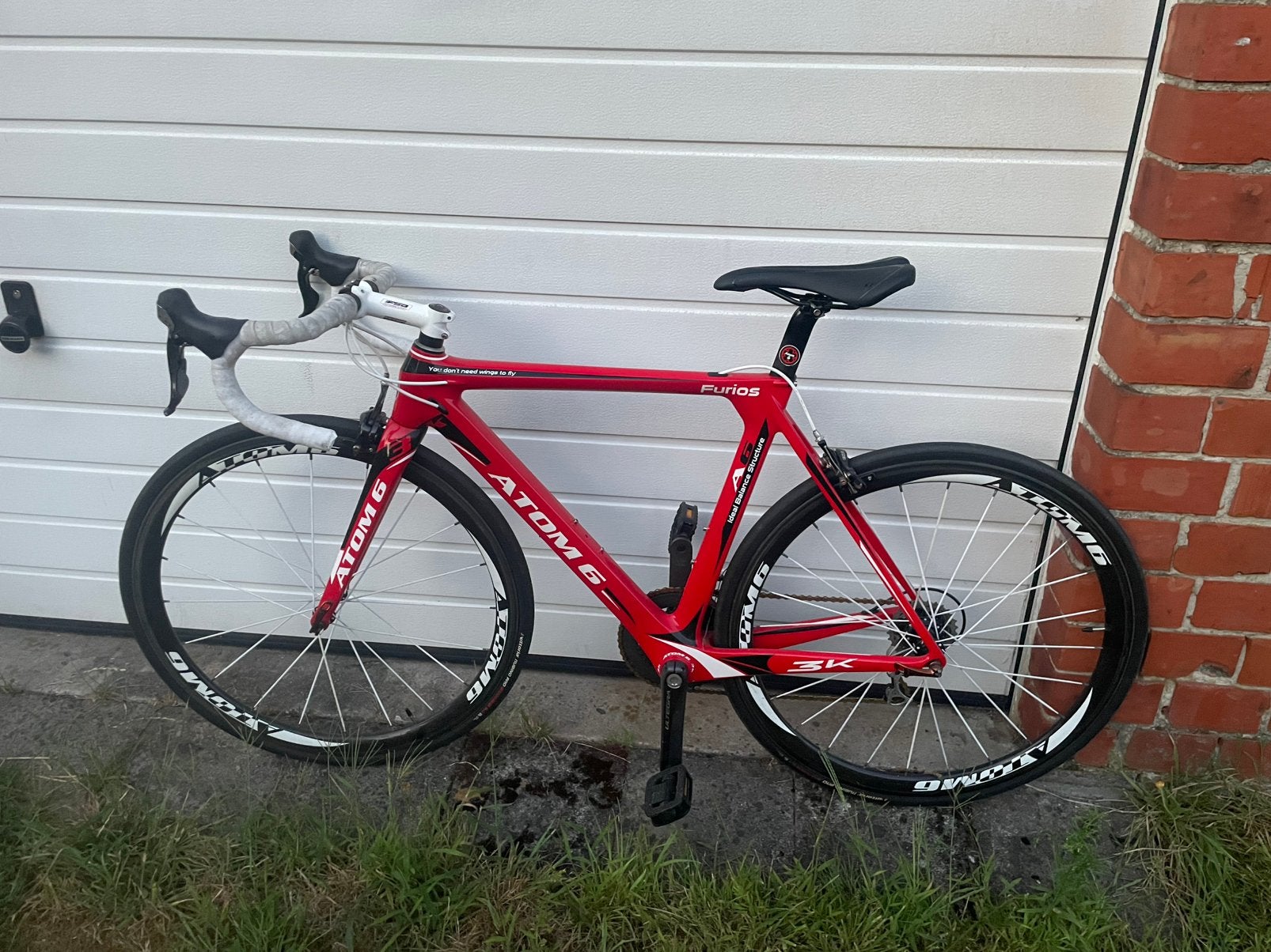Atom 6 koersfiets, Enlèvement, Comme neuf, Carbone