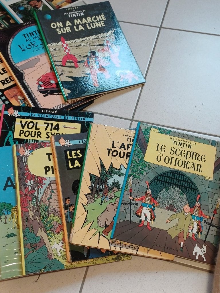 Bandes dessinées Tintin, Enlèvement, Utilisé, HERGE