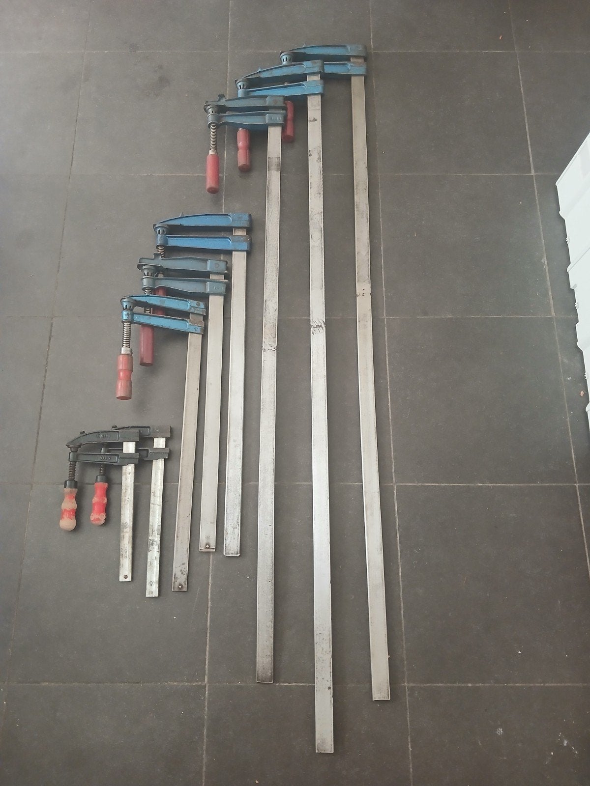 jeu de serre-joints /étau de serrage / (industriel), Bricolage & Construction, Enlèvement, Étau