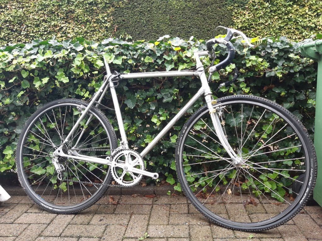 Retro Koersfiets Campagnolo Schwalbe, Autres marques, 10 à 15 vitesses, Frein sur jante, Aluminium