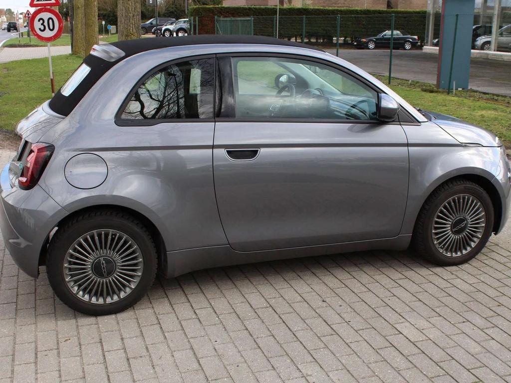 Fiat 500C 43 kWh Icon Cabrio, DC laadpoort 85 kW, Autos, Alarme, Argent ou Gris, Achat, 87 kW