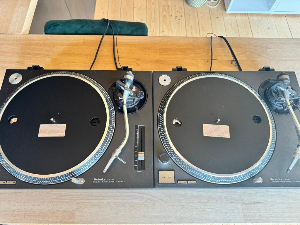 2x Technics SL-1210 MK2 | Zeer nette set | Incl. Concorde, Enlèvement, Comme neuf, Platine, Technics