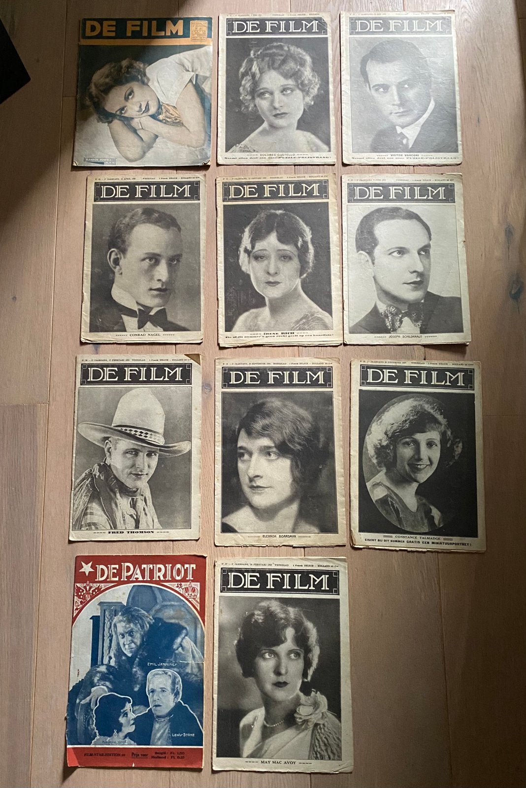 Lot Diverse tijdschriften “De Film” de jaren '20 & '30, Collections, Revues, Journaux & Coupures, Enlèvement ou Envoi, 1920 à 1940