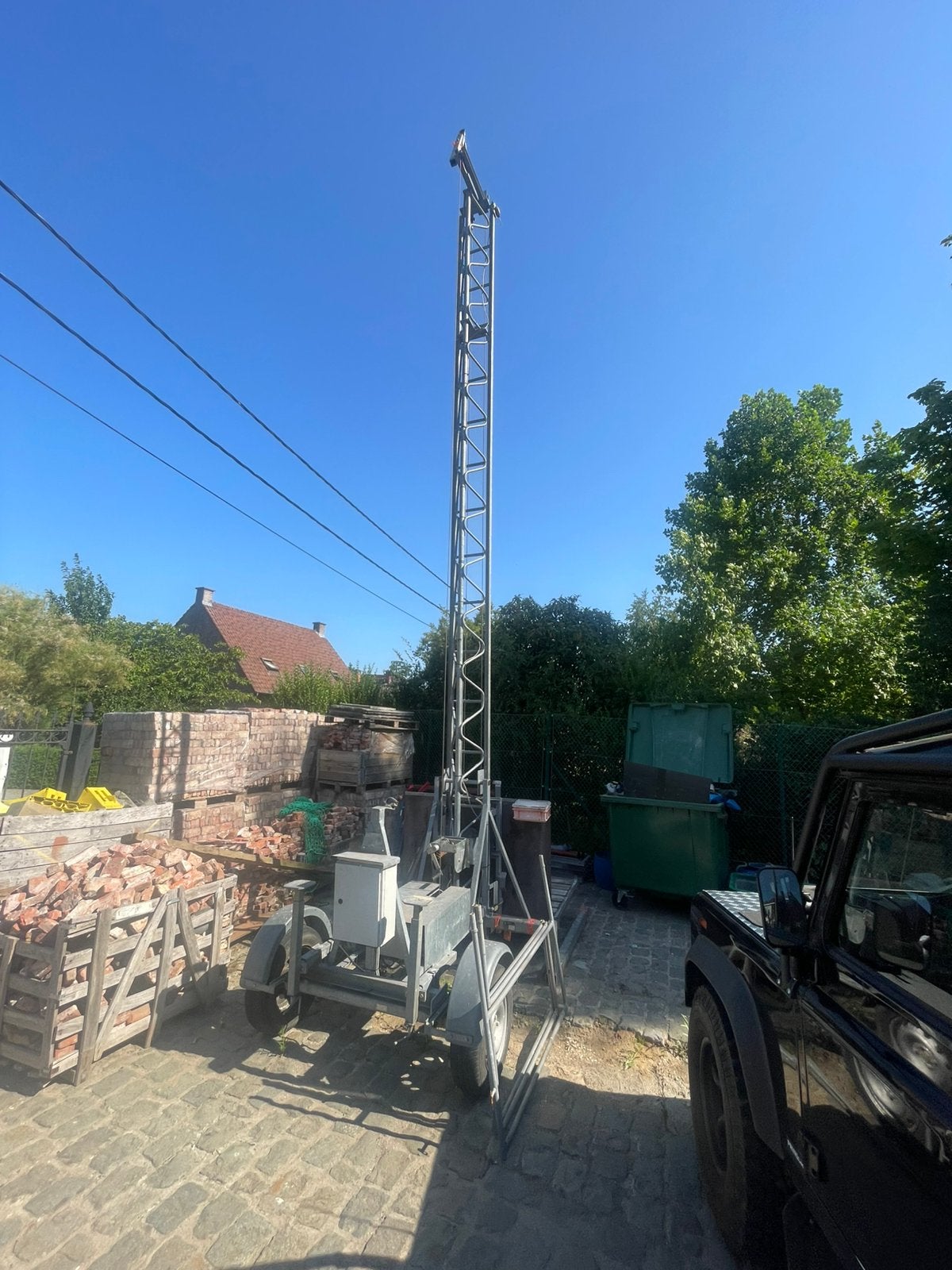 Bouwlift, Bricolage & Construction, Monte-charges, Enlèvement, Comme neuf, Ascenseur de chantier