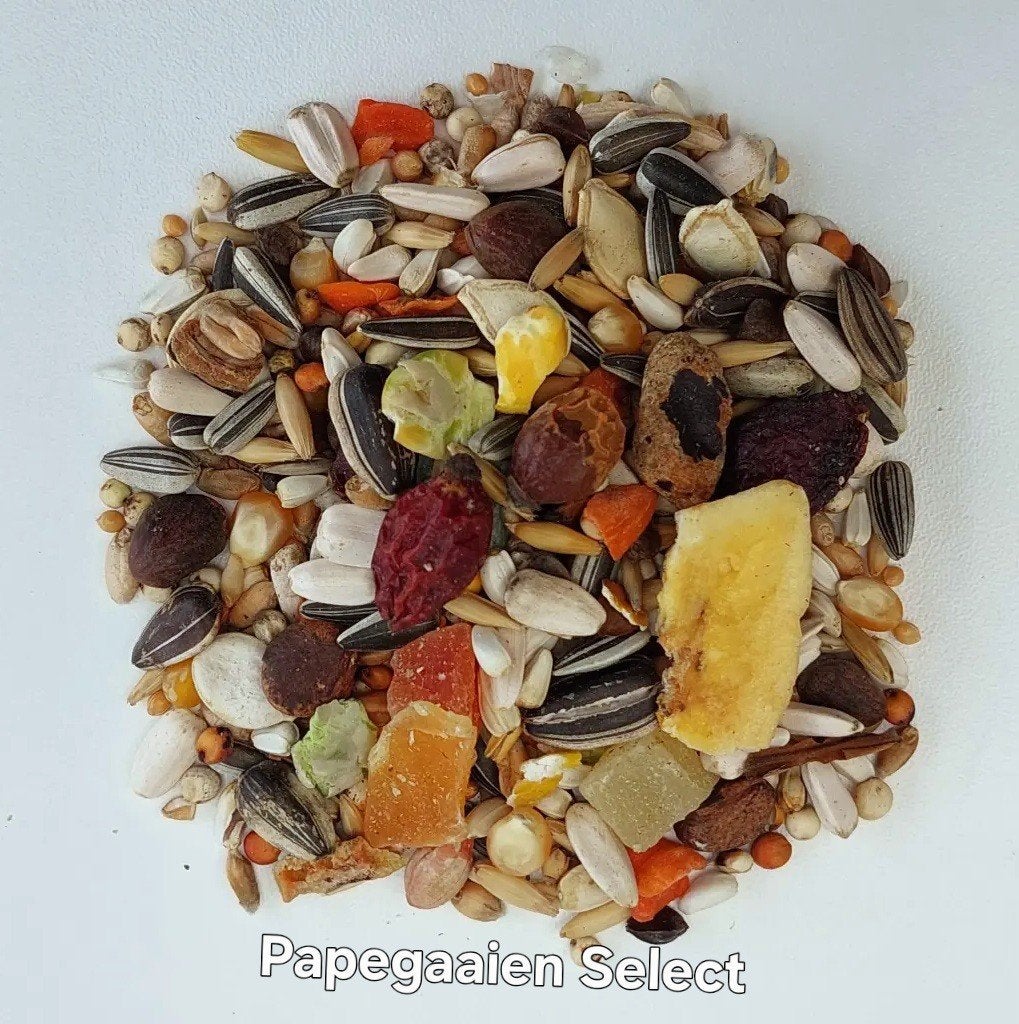 Papegaaienvoer Papegaaien select 1kg, 5kg, 15kg

Mengeling v, Ophalen, Eten en Drinken