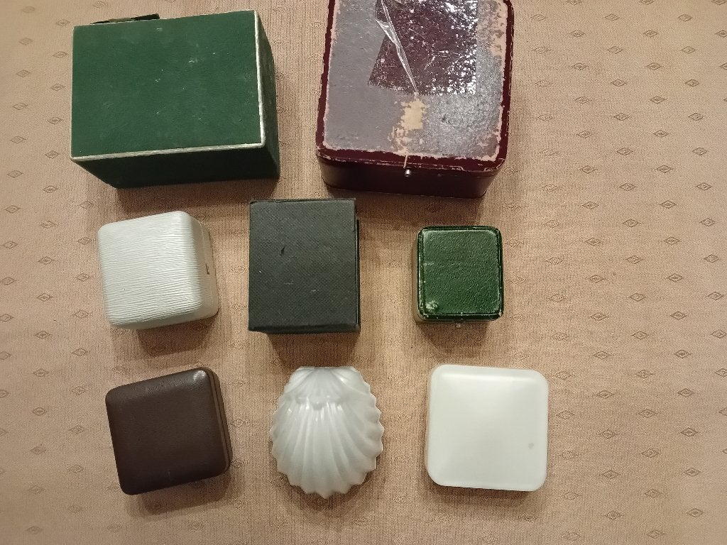 9 boîtes à bijoux vintage pour collectionneurs, Enlèvement ou Envoi, Utilisé