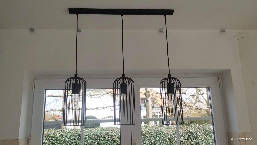 zwarte hanglampen, Enlèvement, Comme neuf, Métal, Modern, eigentijds