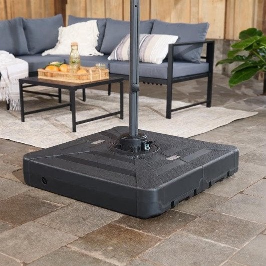 Pied de parasol XXL - 82 x 82 x 19 cm | 100 kg, Enlèvement, Neuf, Parasol sur pied