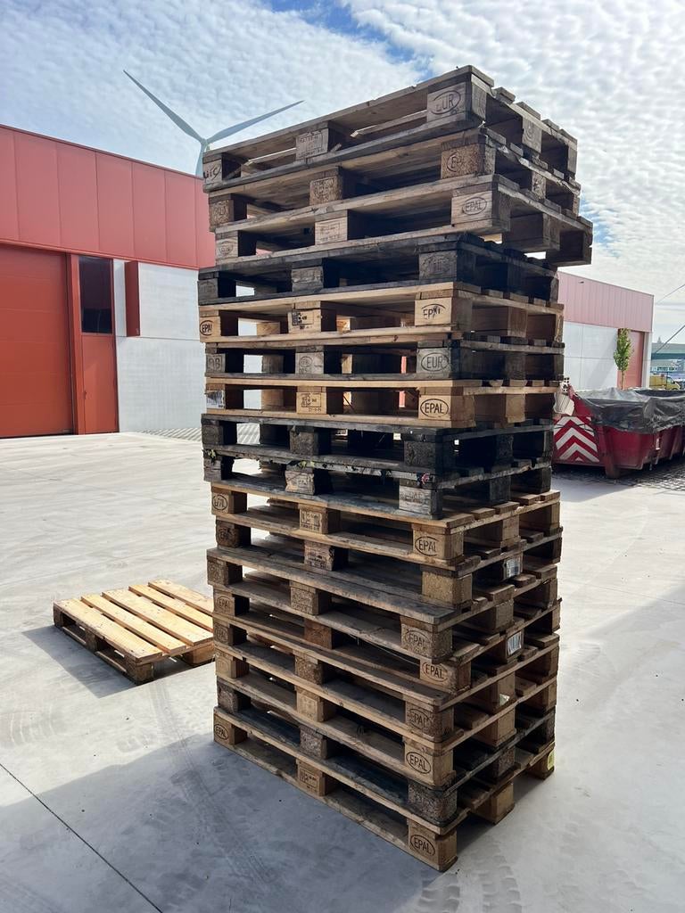 Europaletten EPAL paletten te koop, Doe-het-zelf en Bouw, Hout en Planken, Ophalen, Zo goed als nieuw